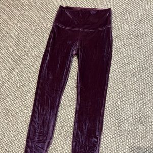 Lululemon velvet leggings